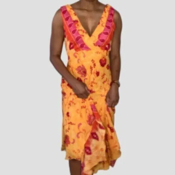 Rabit Rabit Flowy Midi Cocktail Dress