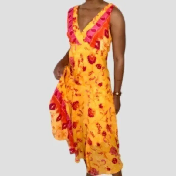 Rabit Rabit Flowy Midi Cocktail Dress