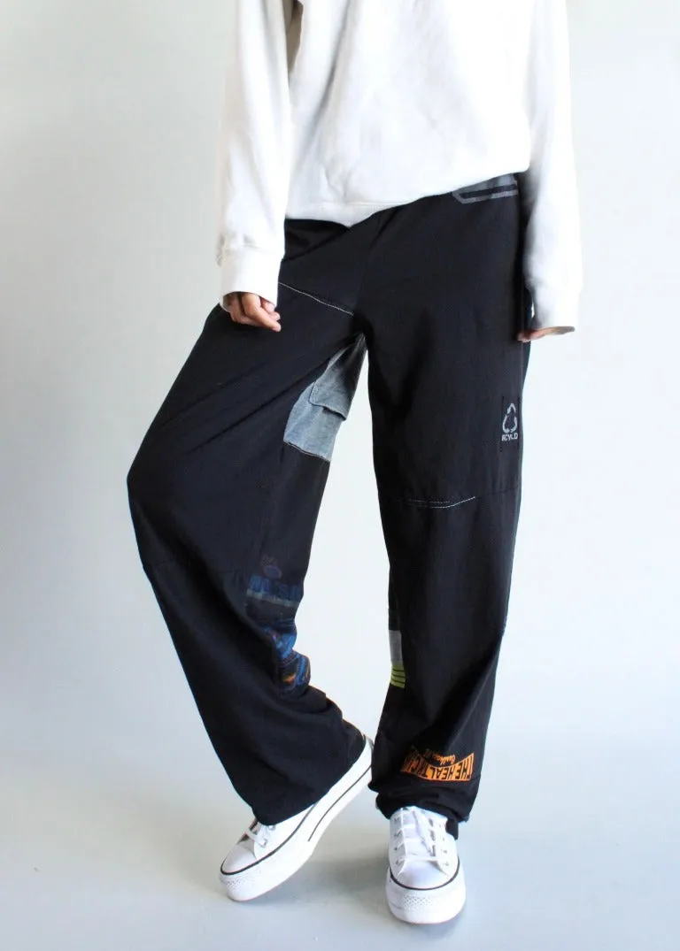 RCYCLD Eco-Blackout Pieced Pant