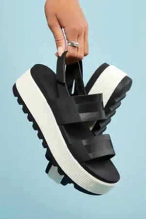 Reef Water Vista Higher Sandals for Women in Black Vintage | CJ3575