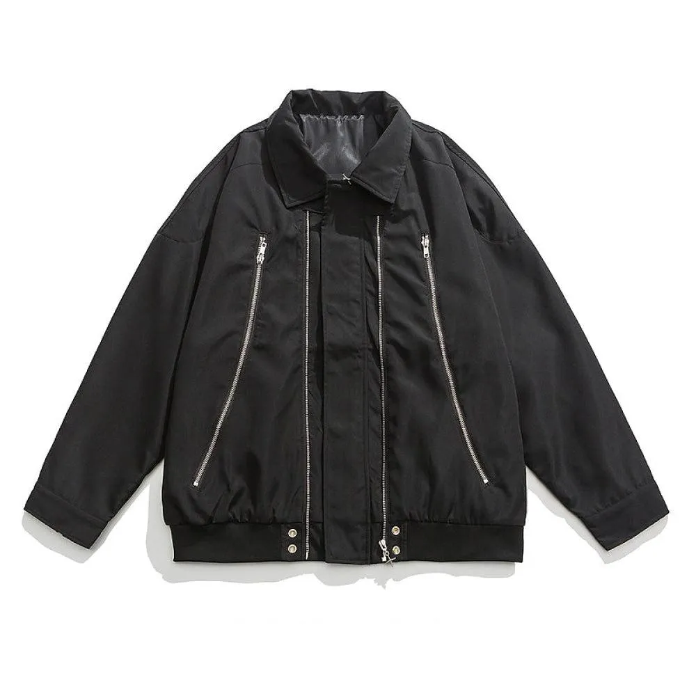 Retro Lapel Casual Jacket