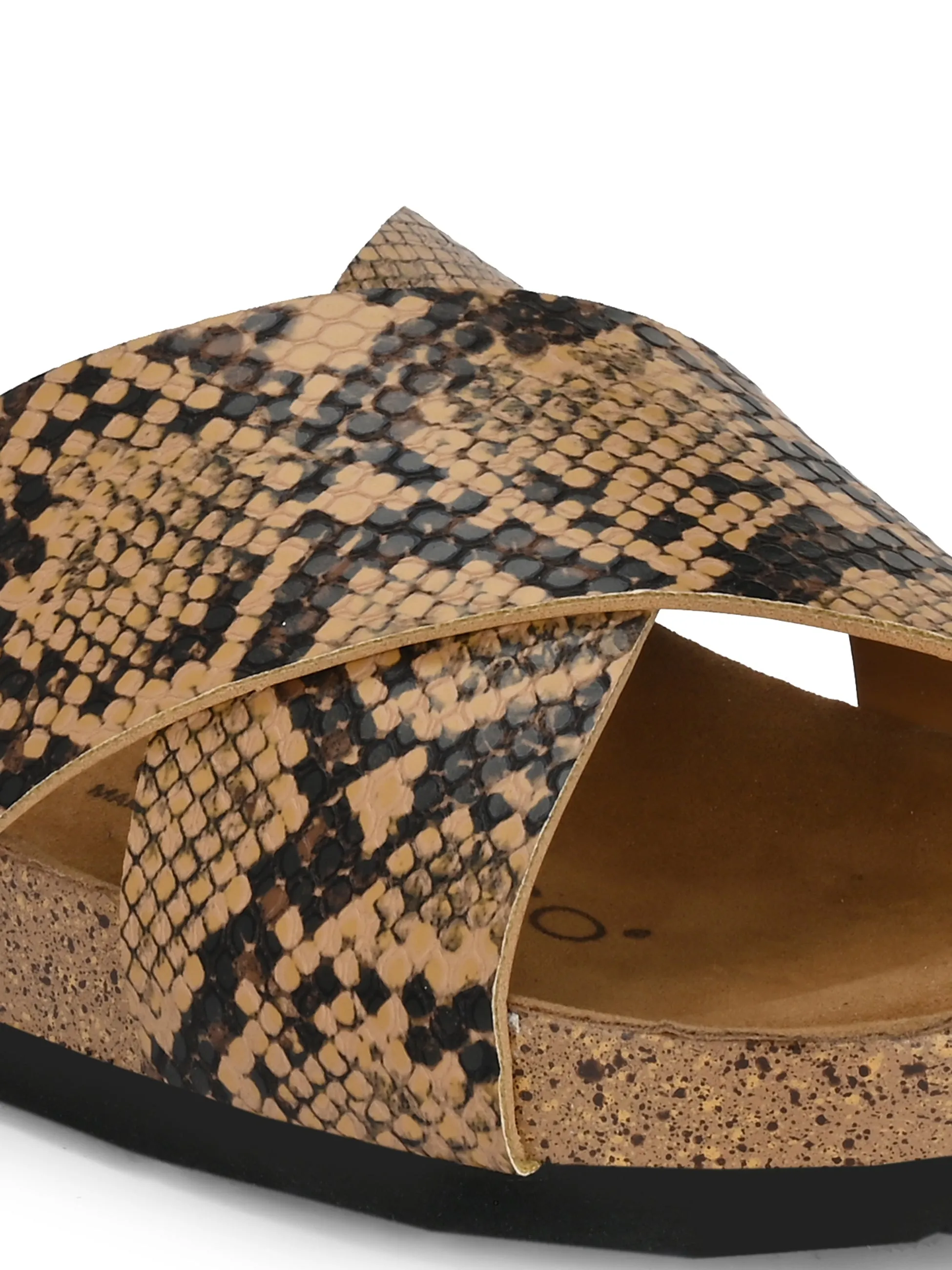 Sable Cross Strap Platform For Women