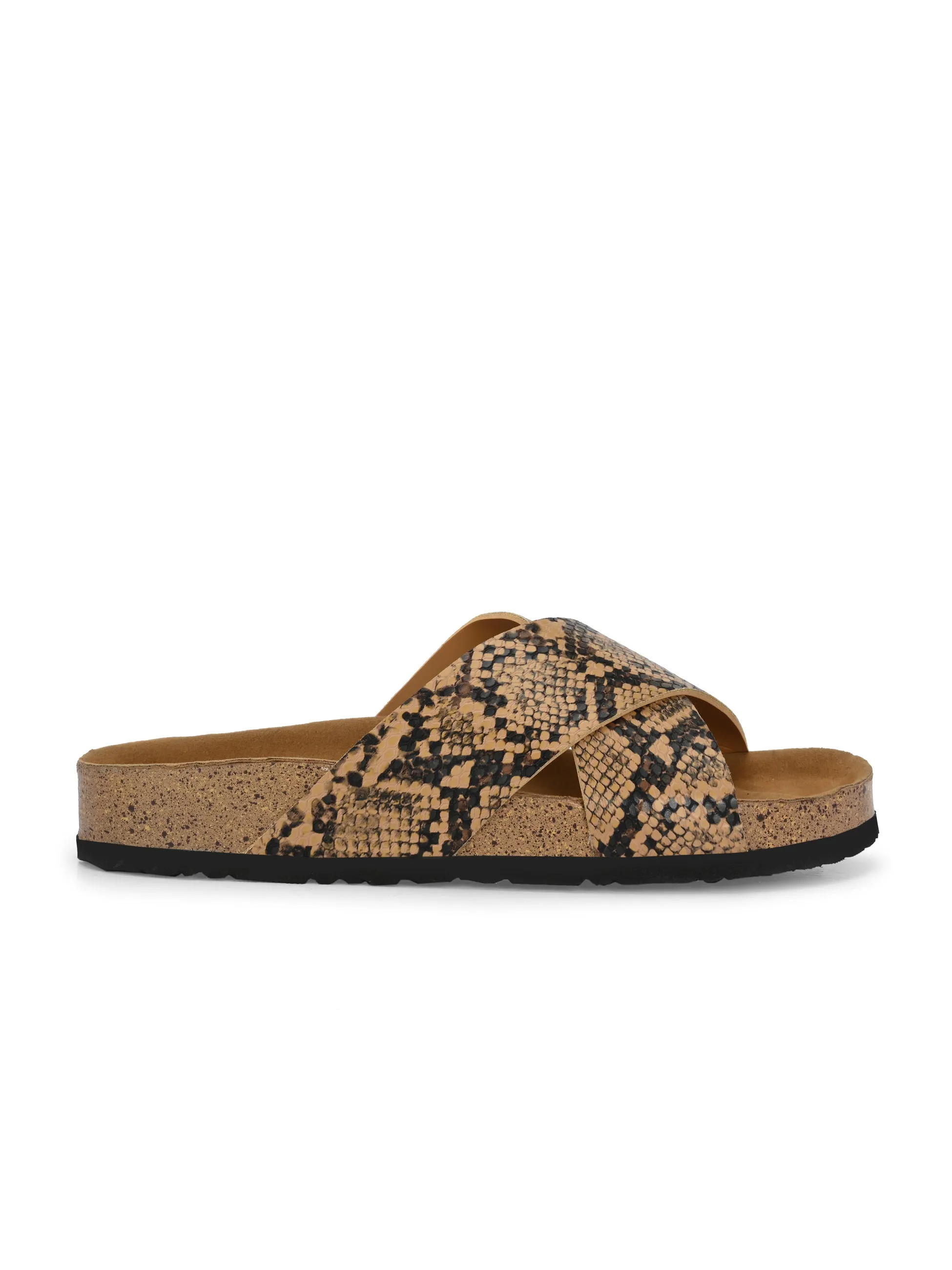 Sable Cross Strap Platform For Women
