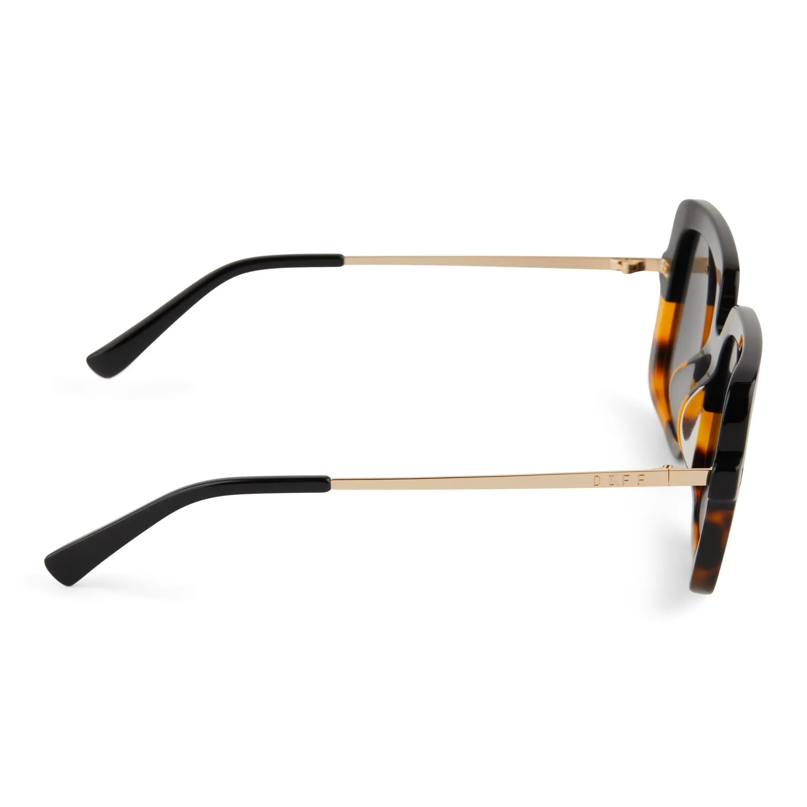 Sandra Dark Tortoise   Grey Sunglasses