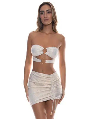 Scrunch Up Mini Skirt