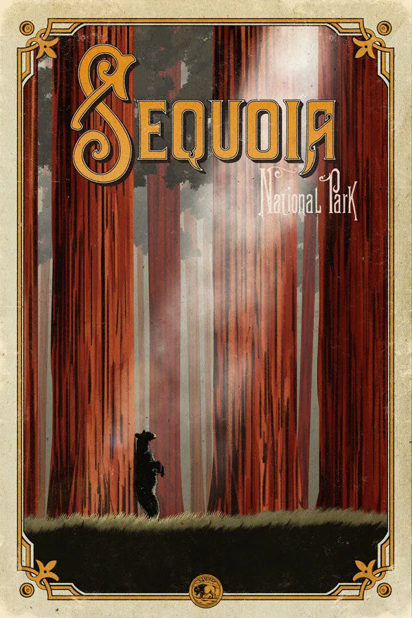 Sequoia National Park Poster