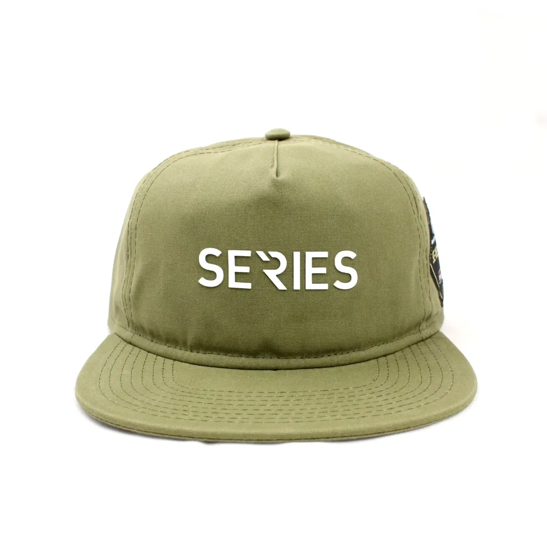 SERIES SUMMIT 5 PANEL HAT - OLIVE