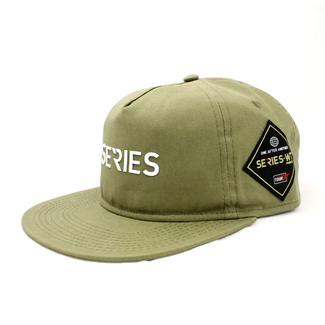 SERIES SUMMIT 5 PANEL HAT - OLIVE
