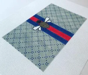 SF-05A - BEE AND STRIPS, GRAY/BLUE