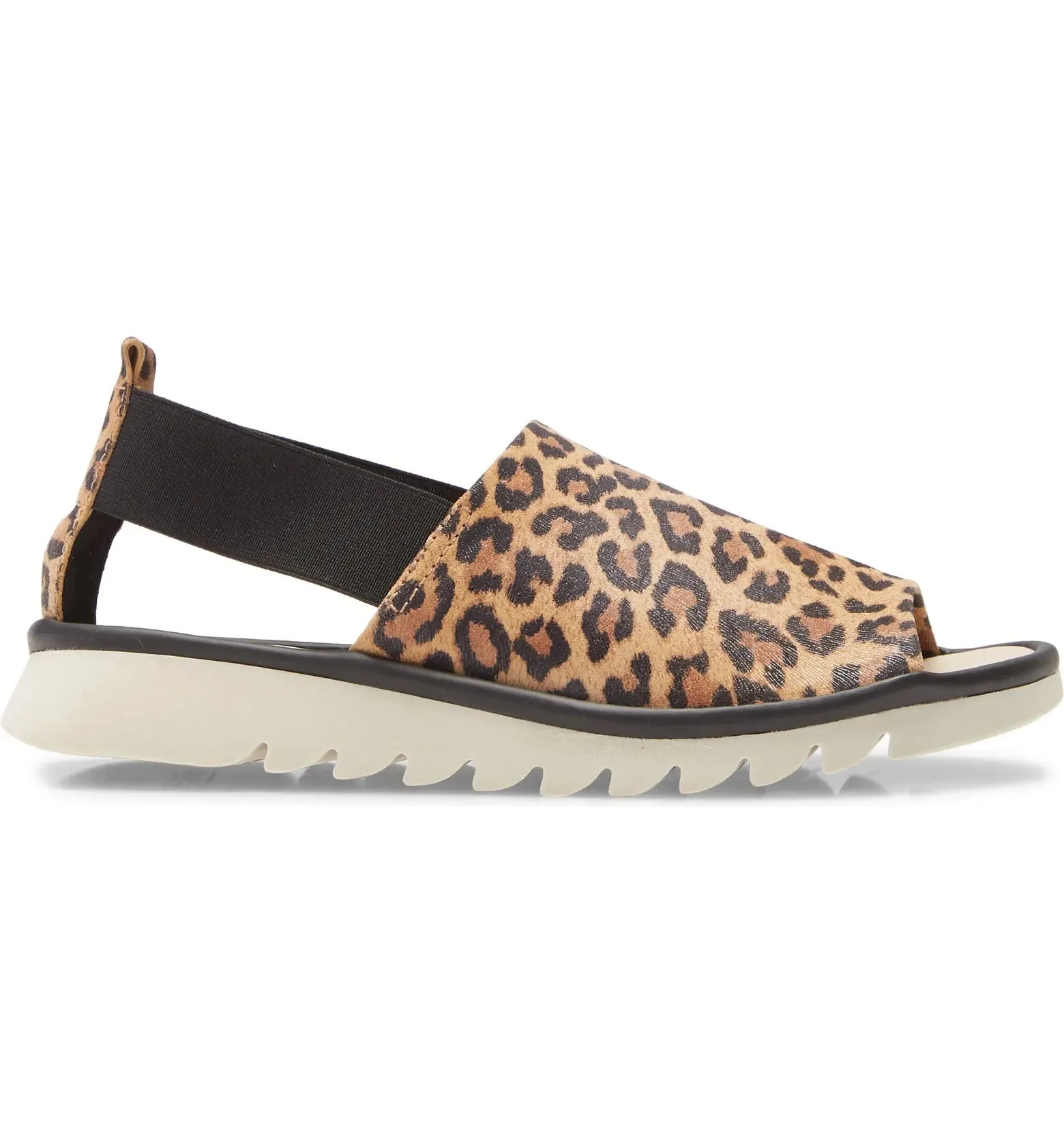 Shore line jaguar leather platform sandals