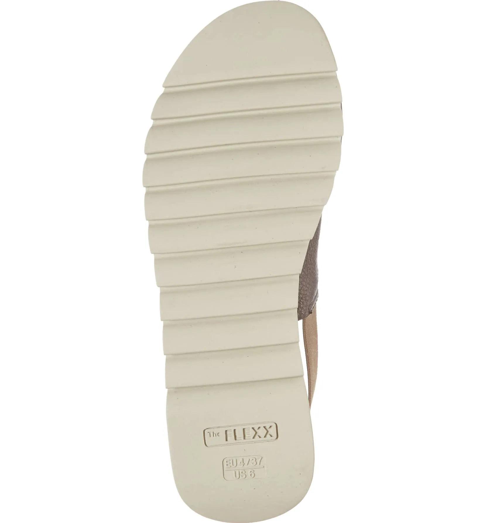 Shore line metallic leather platform sandals