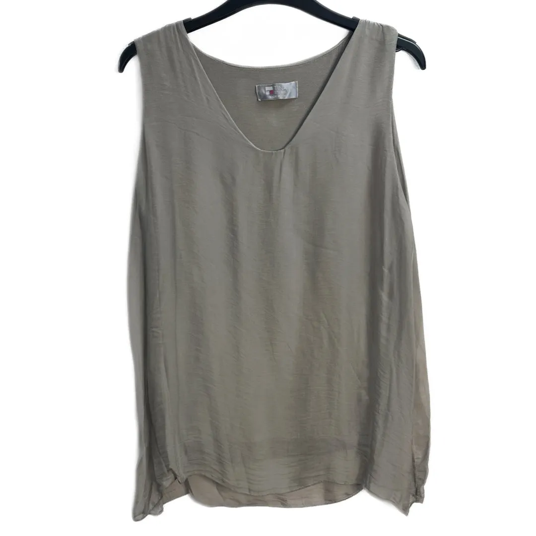 Silk V-Neck Tank