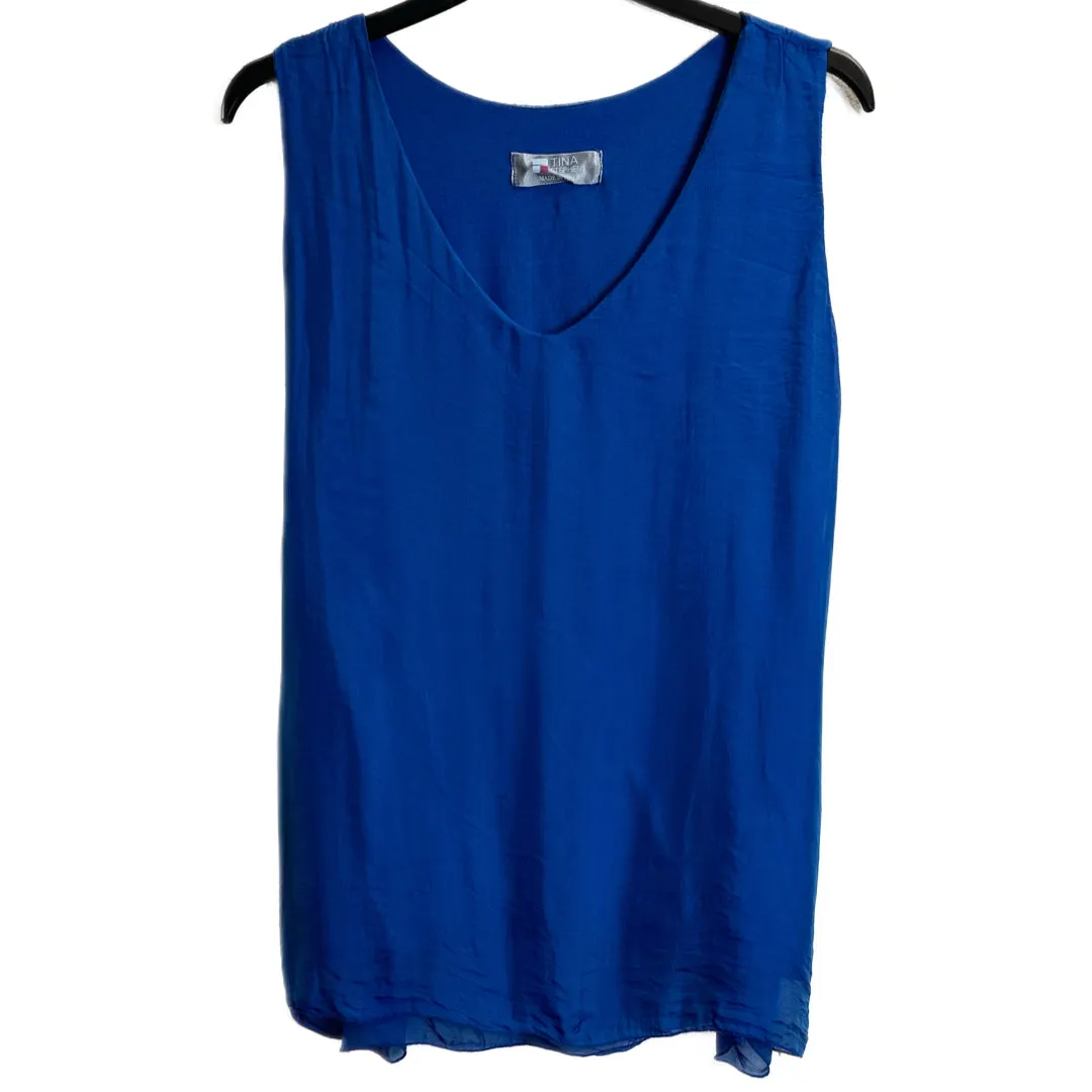 Silk V-Neck Tank
