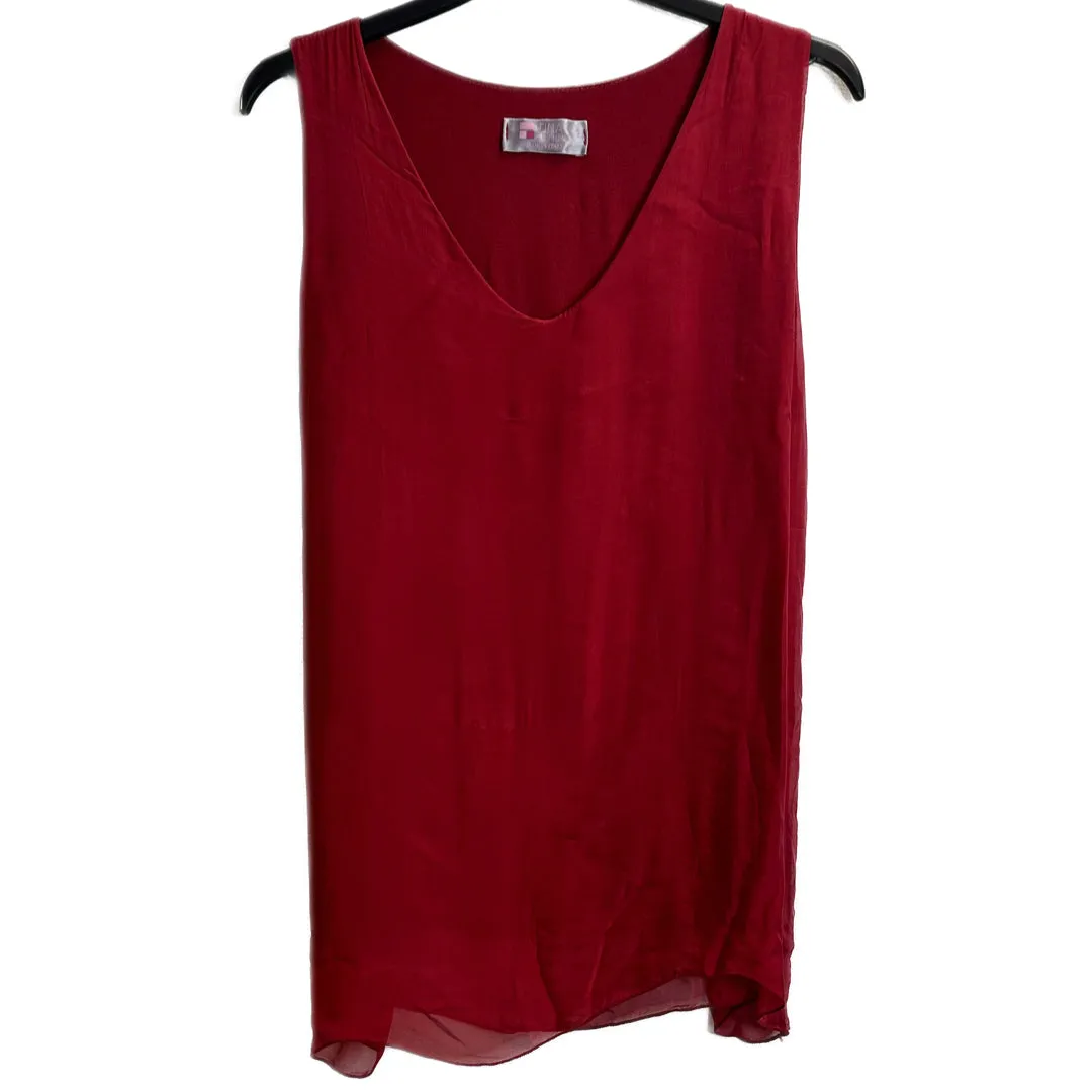 Silk V-Neck Tank