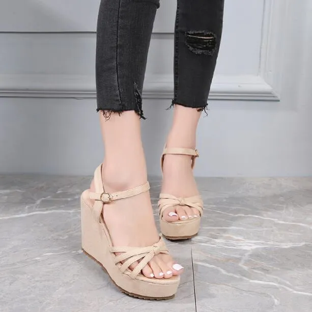 Small Size Wedge Shoes For Petite Feet BS95