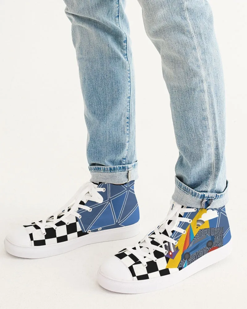 SMF City Masculine Hightop Canvas Shoe