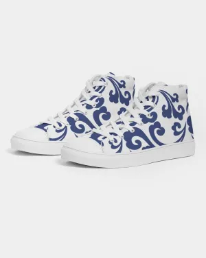 SMF Lucky Clouds Masculine Hightop Canvas Shoe