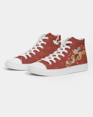 SMF Plum Blossom Masculine Hightop Canvas Shoe