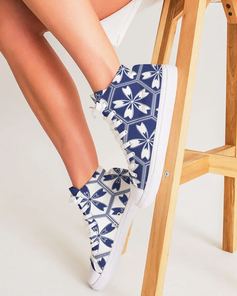SMF Sakura Feminine Hightop Canvas Shoe