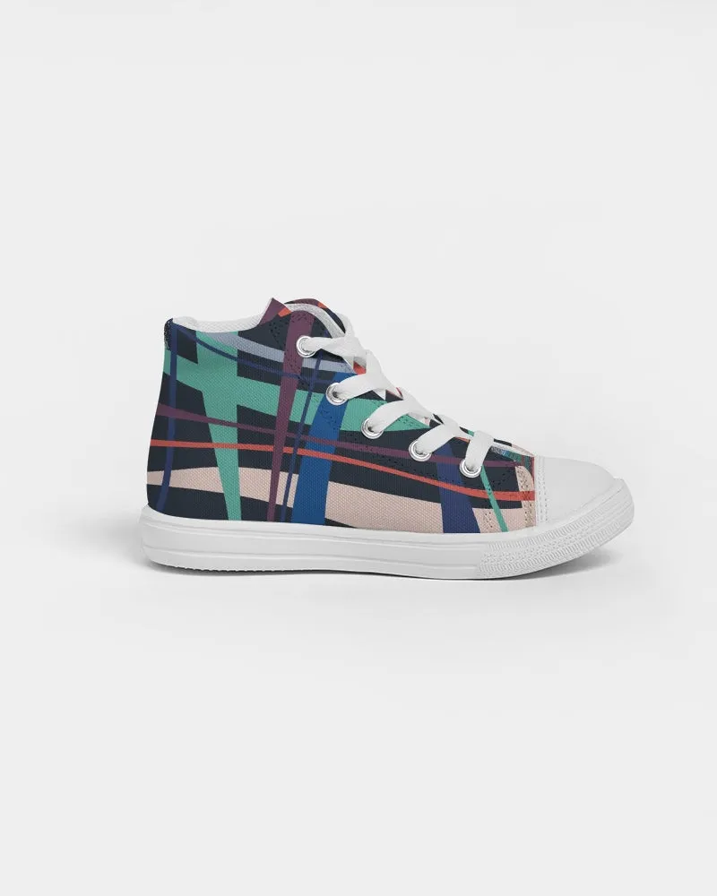 SMF Weave Kids Hightop Canvas Shoe