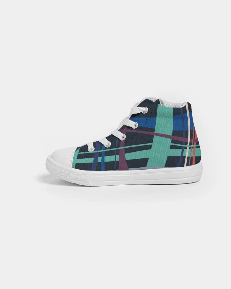 SMF Weave Kids Hightop Canvas Shoe