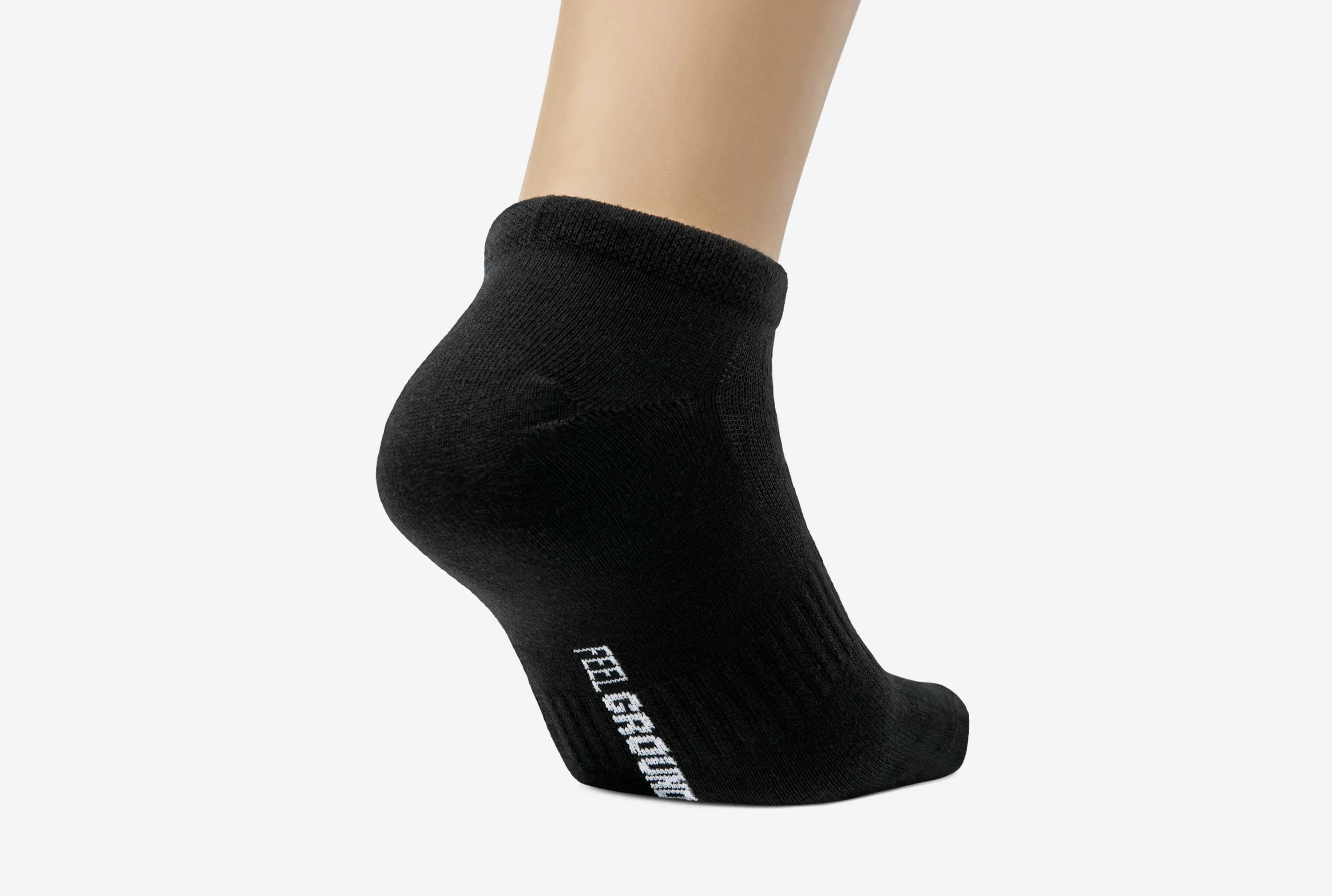 Sneaker Socks Wide Toe Box (3 Pair Pack) - Black