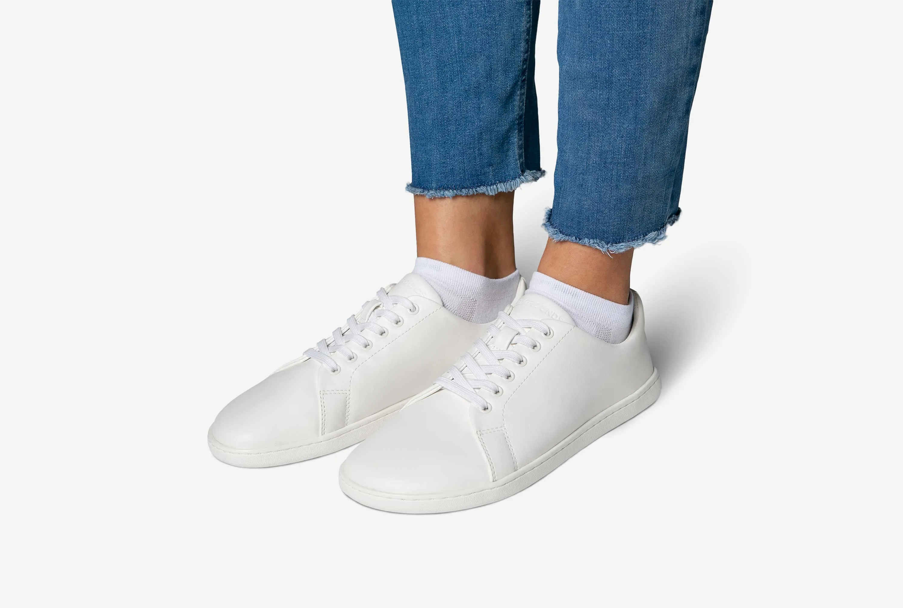 Sneaker Socks Wide Toe Box (3 Pair Pack) - White