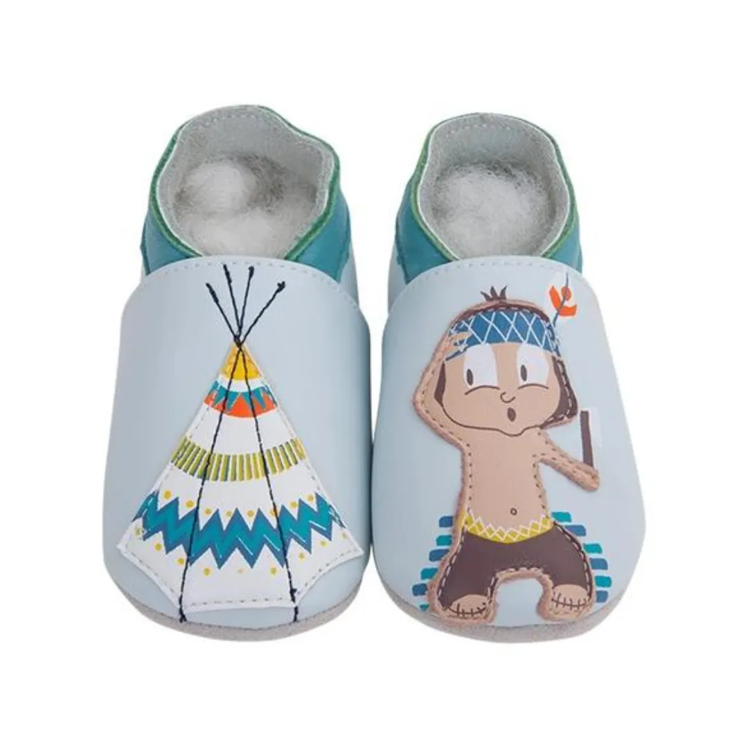 Soft Leather Baby Slippers Indian