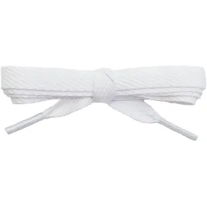 Spool - 3/8" Cotton Flat - White (144 yards) Shoelaces