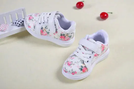 Step Back in Style with Retro Hip Floral Sneakers