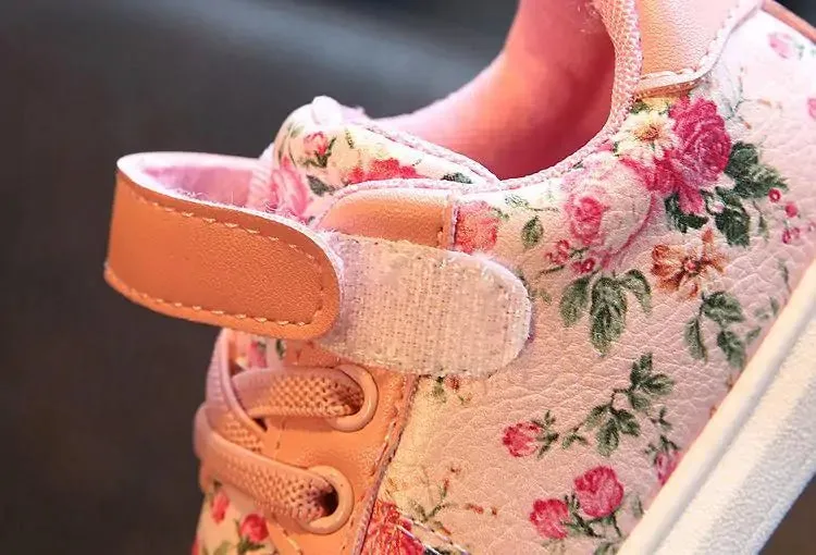Step Back in Style with Retro Hip Floral Sneakers
