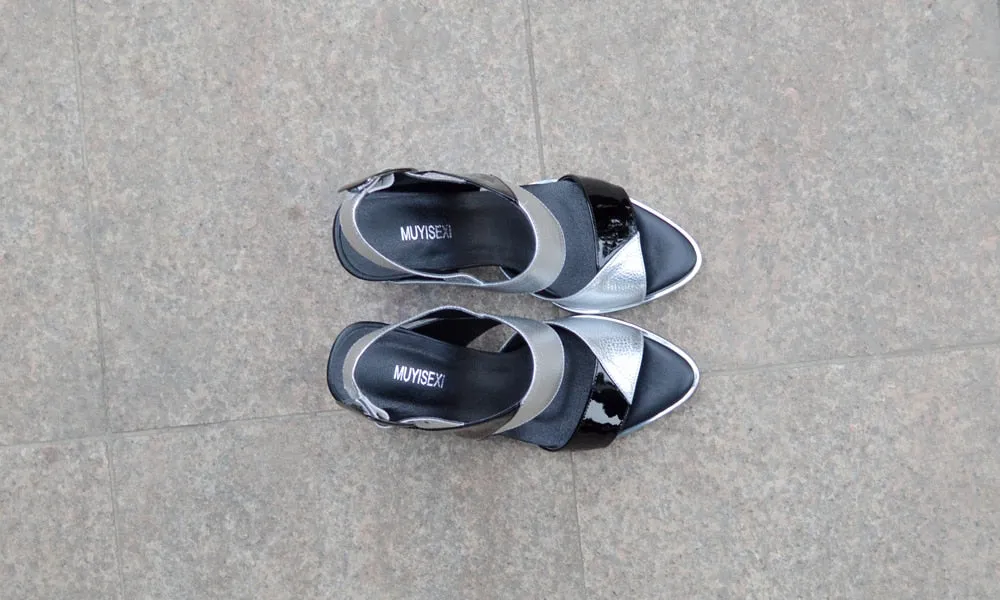 Strange Heel Sandal Woman Platform