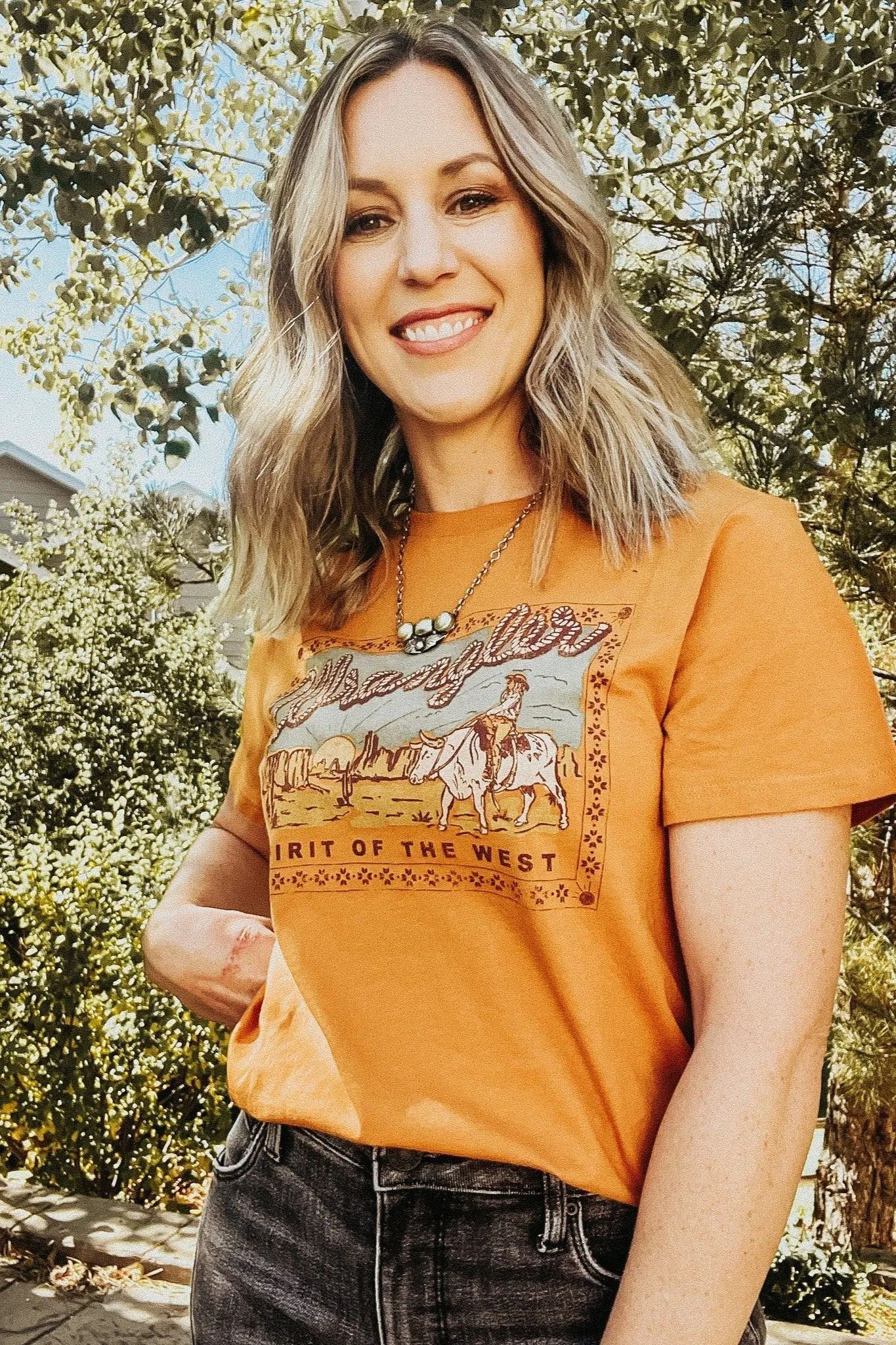 Sudan Brown Spirit of the West Graphic Tee