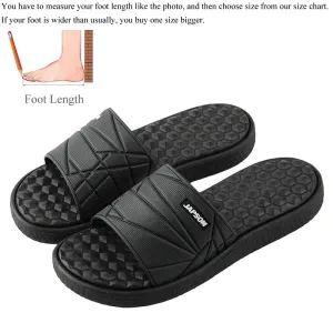 Summer Men Big Size Indoor EVA Massage Slippers Men's Slides House Room Home Shoes Soft Slipers Chausson Homme Pantoufle 48 49