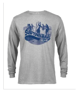 Surftown Long Sleeve Tee in Athletic Heather