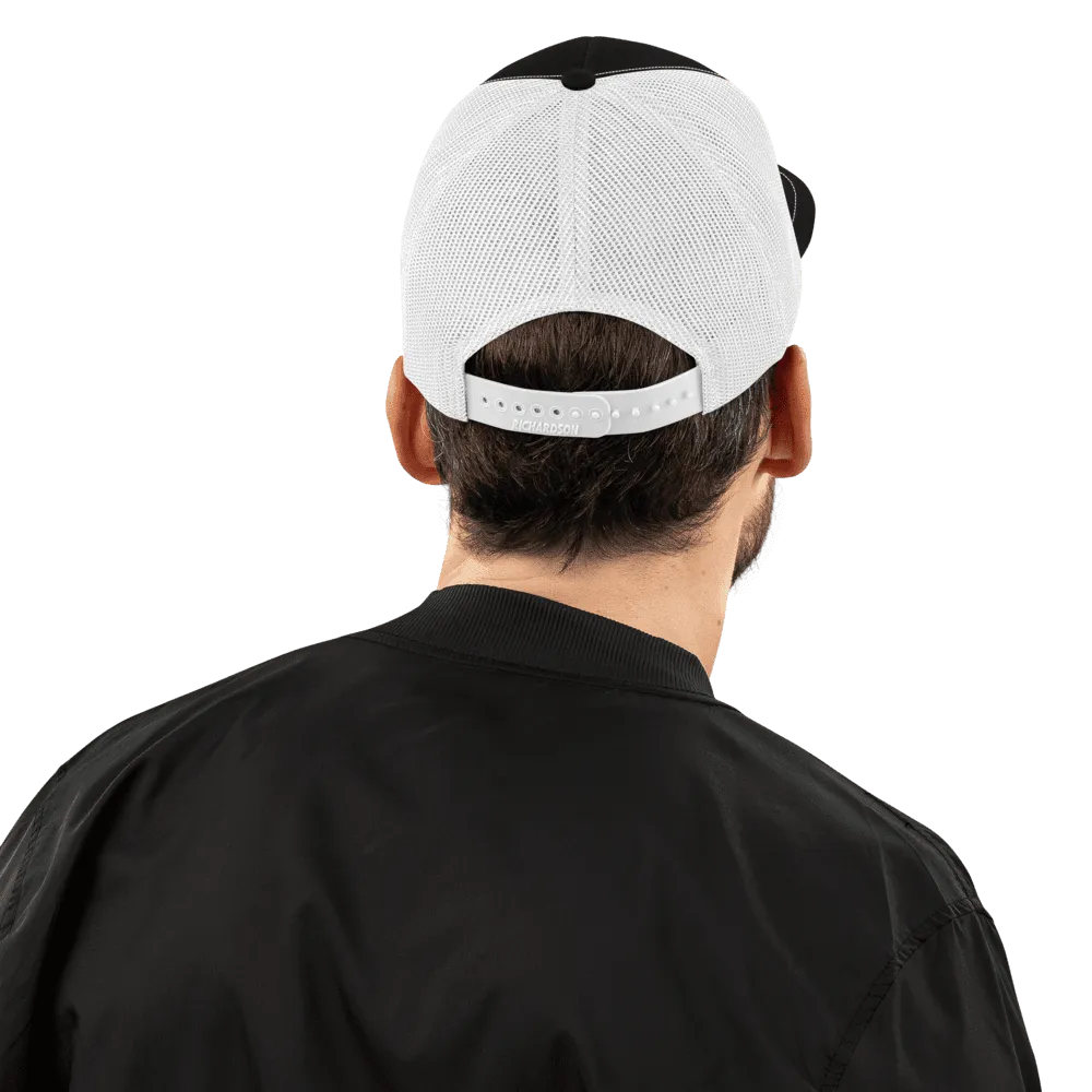 Swimmer Trucker Cap - Retro Love Swim Embroidery