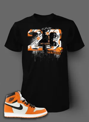 T Shirt To Match Retro Air Jordan 1 Bred Orange Shoe