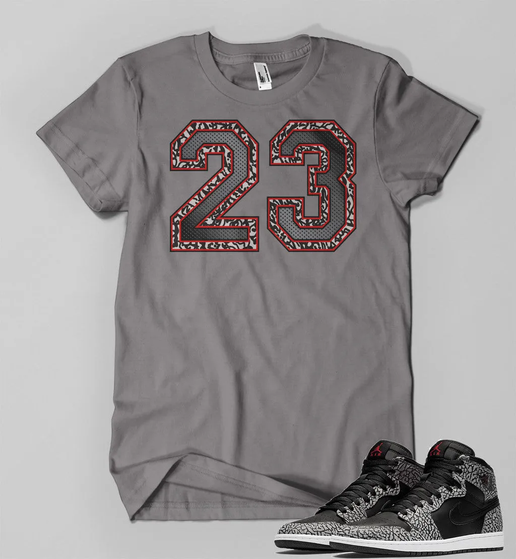 T Shirt To Match Retro Air Jordan 1 High Elephant Print Shoe