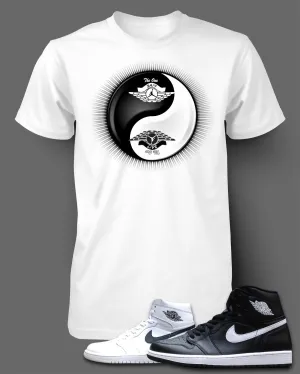 T Shirt To Match Retro Air Jordan 1 Ying Yang Shoe