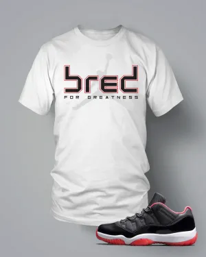 T Shirt To Match Retro Air Jordan 11 Low Bred Shoe