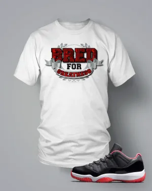 T Shirt To Match Retro Air Jordan 11 Low Bred Shoe