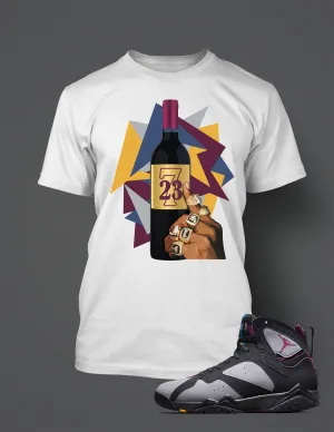 T Shirt To Match Retro Air Jordan 7 Bordeaux Shoe