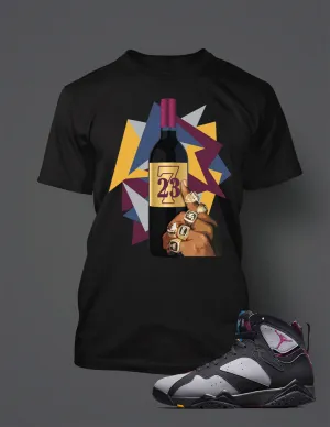 T Shirt To Match Retro Air Jordan 7 Bordeaux Shoe