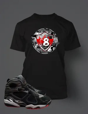 T Shirt to Match Retro Air Jordan 8 Alternate Bred Shoe