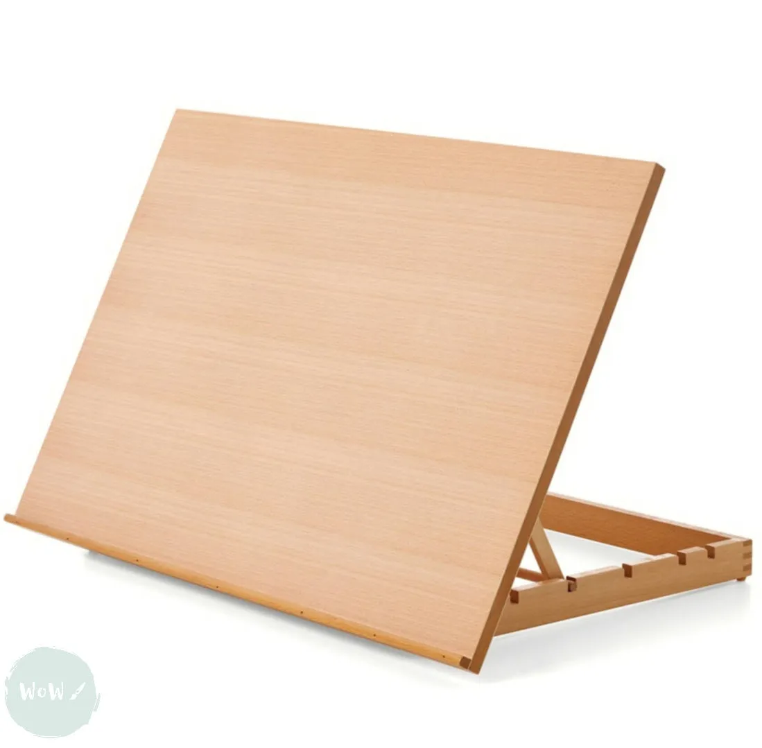 Table Easel- BAKER T - WOODEN DRAWING BOARD WORK STATION - A2 