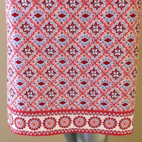 TALBOTS CANVAS COTTON A-LINE SKIRT