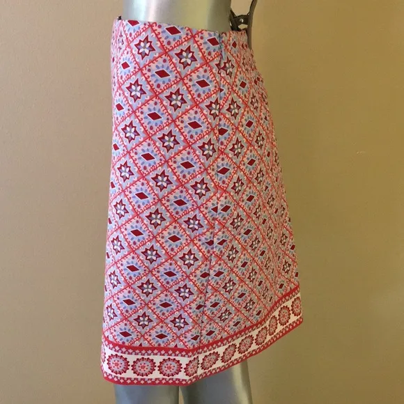 TALBOTS CANVAS COTTON A-LINE SKIRT