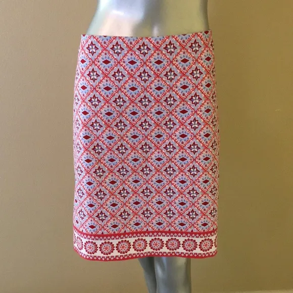 TALBOTS CANVAS COTTON A-LINE SKIRT