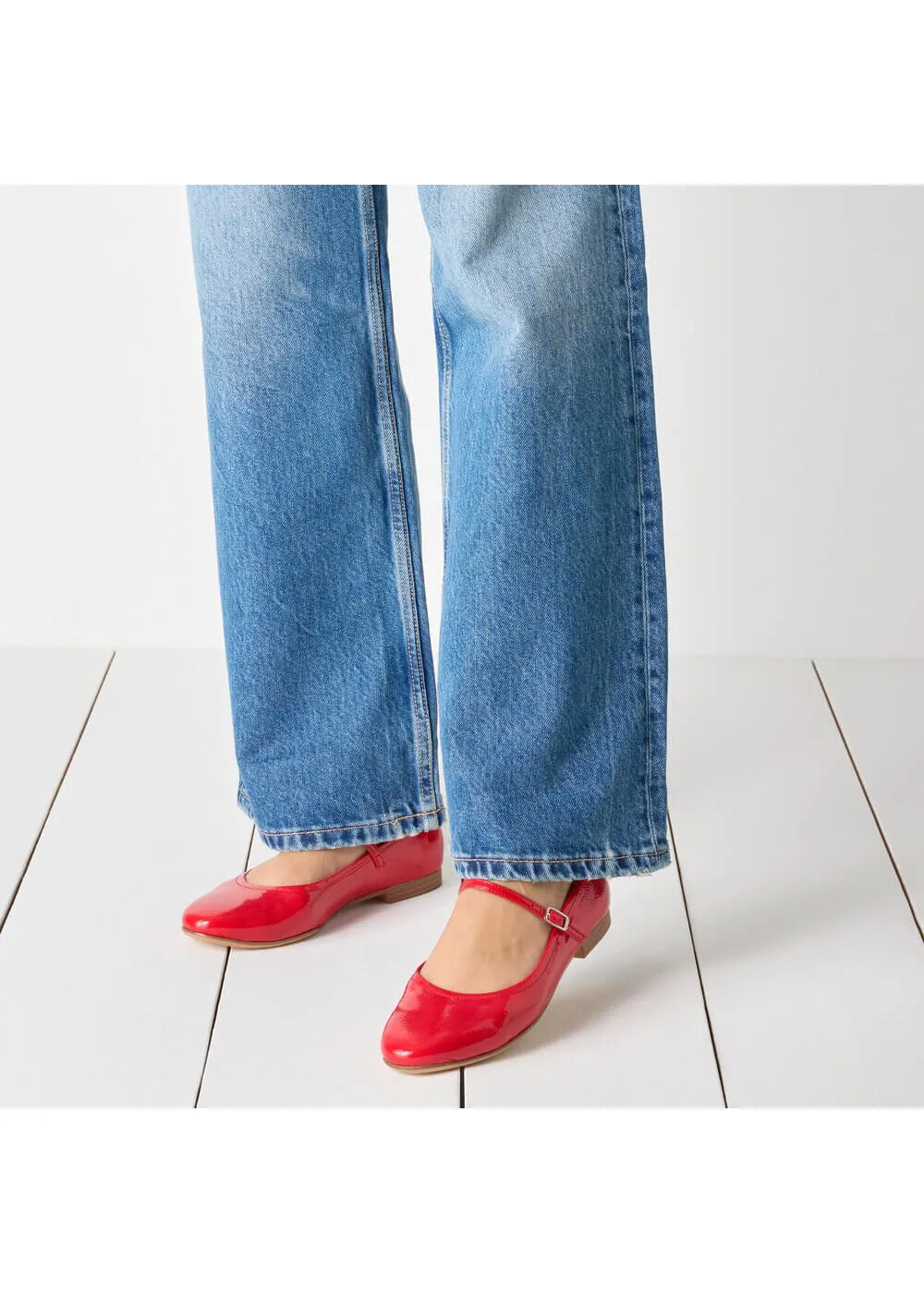 Tamaris Nadia Vegan Ballerina's Red