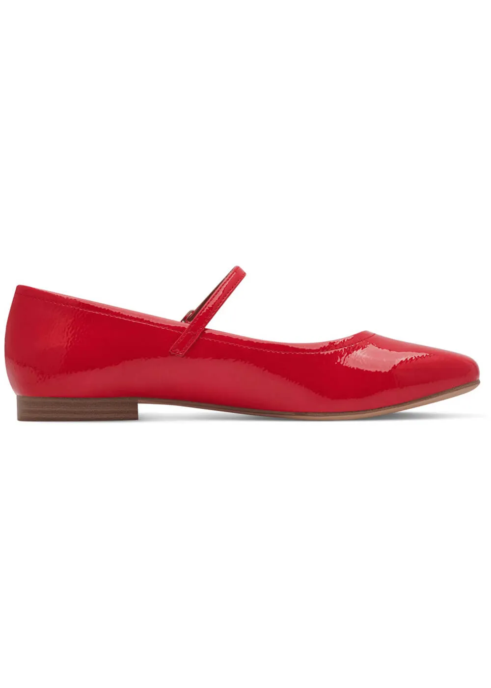 Tamaris Nadia Vegan Ballerina's Red